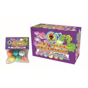 Assorted Color Clay Smoke Balls