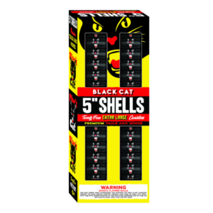 BLACK CAT 5" CANISTER SHELLS 24PK